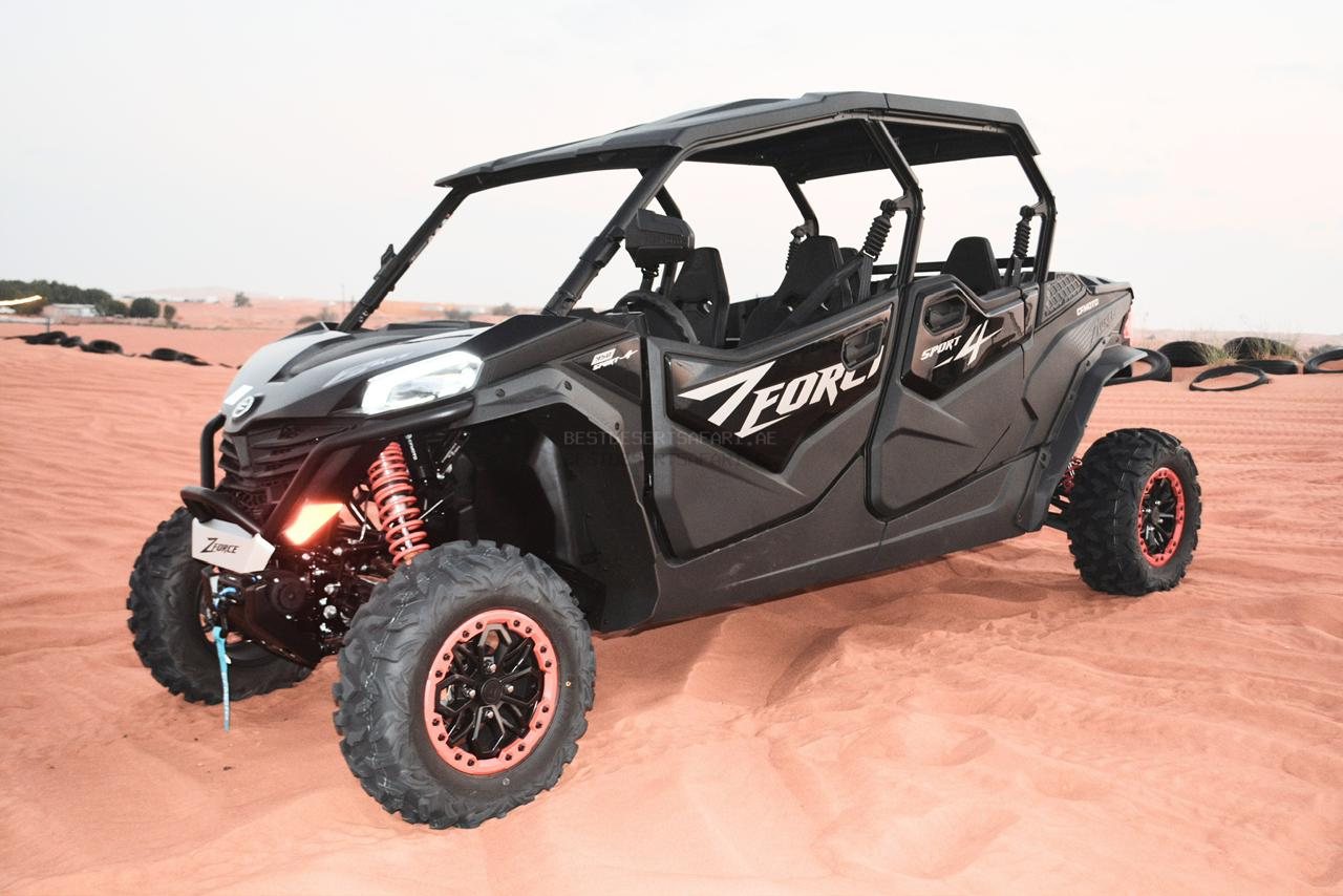 4 Seater Dune Buggy Rental Dubai | Polaris RZR & CFMOTO ZForce